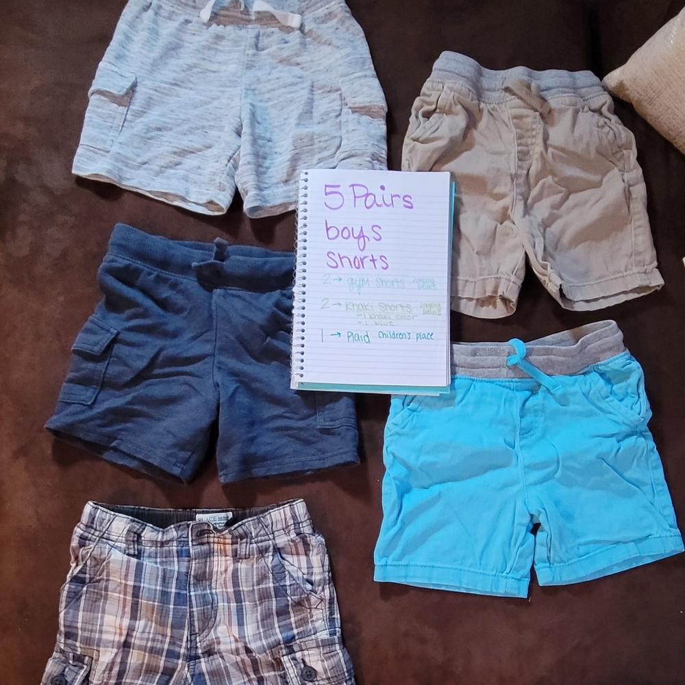 Boys shorts 3T. FIVE PAIRS!